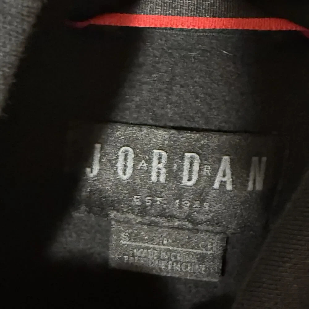 Jordan Men's Air Jordan Tinker Legacy Pullover Hoodie Black Small BQ0298